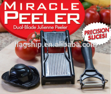 ultipurpose 3 in 1 Peeler Double Sided Julienne Vegetable Peeler