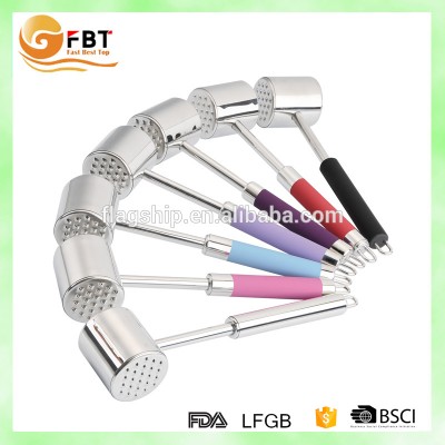 High quality colorful beef steak stainless steel tenderizer as seen on tv